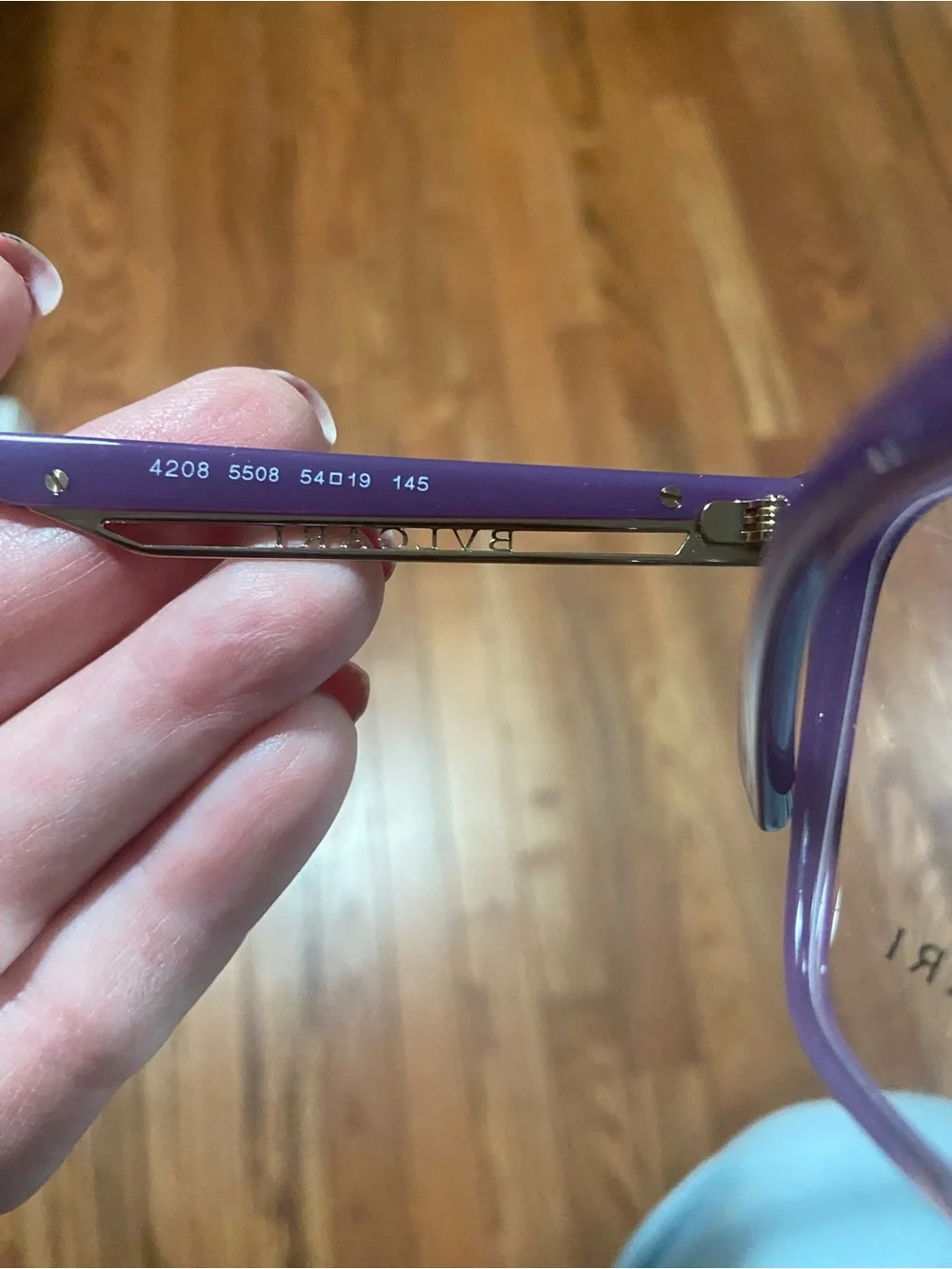 Bulgari Lavender Cat-Eye Women's Optical Glasses New without tags